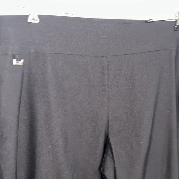 NWT Counterparts Luxe Stretch Mid Rise Crop Black Pants Size XL - Picture 2 of 7